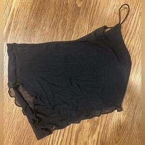 Women's Black One Strap Top